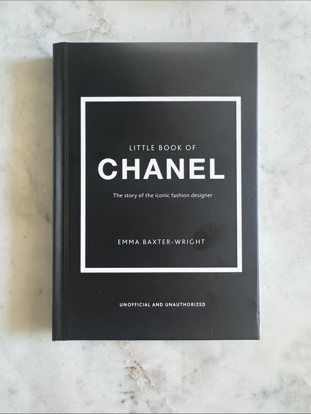 CHANEL Black and White Hardcover Fashion Book